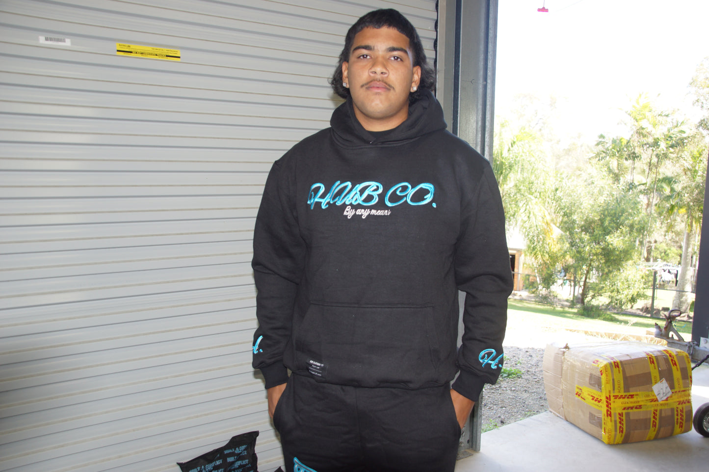 Blue/Black Jumper