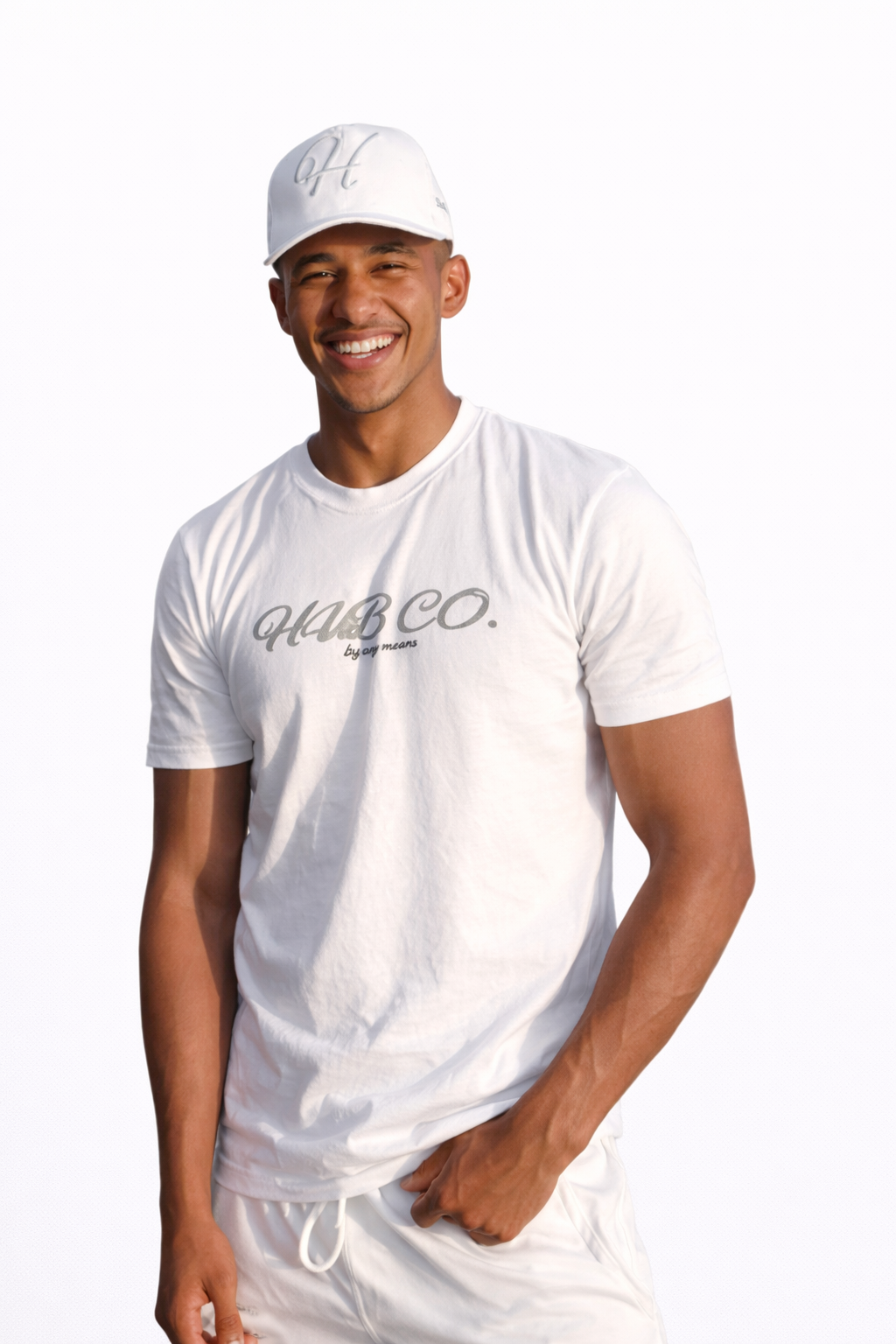 White Fitted Tee