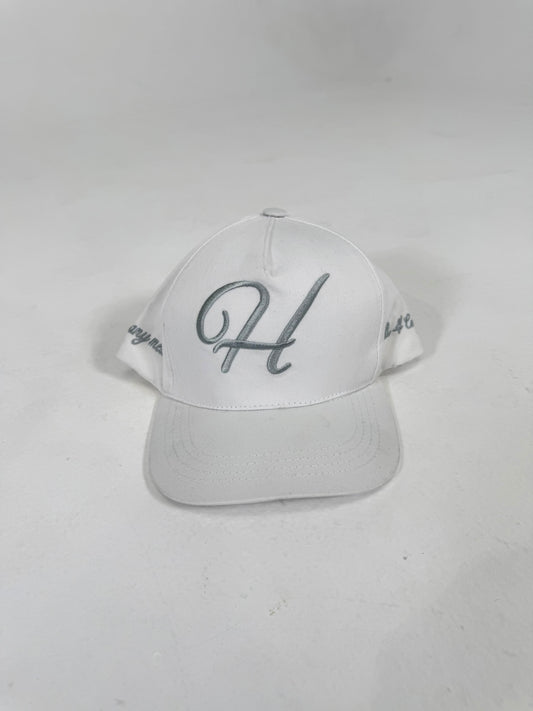 White HUBCO Cap