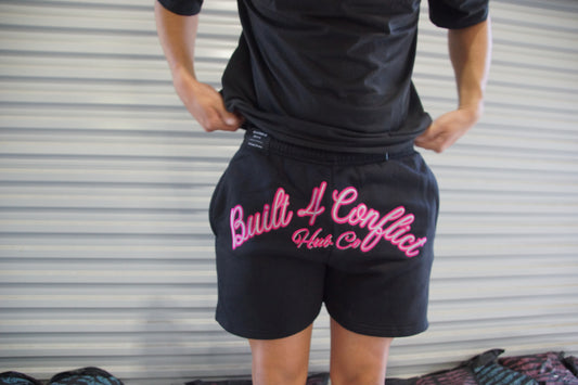Pink/Black Shorts